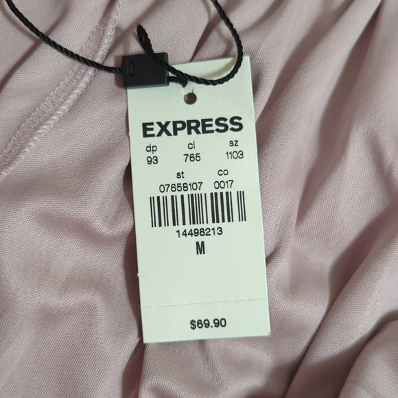 NWT Express Tulle Midi Length Skirt, Color Pink/White Size M - Picture 13 of 13